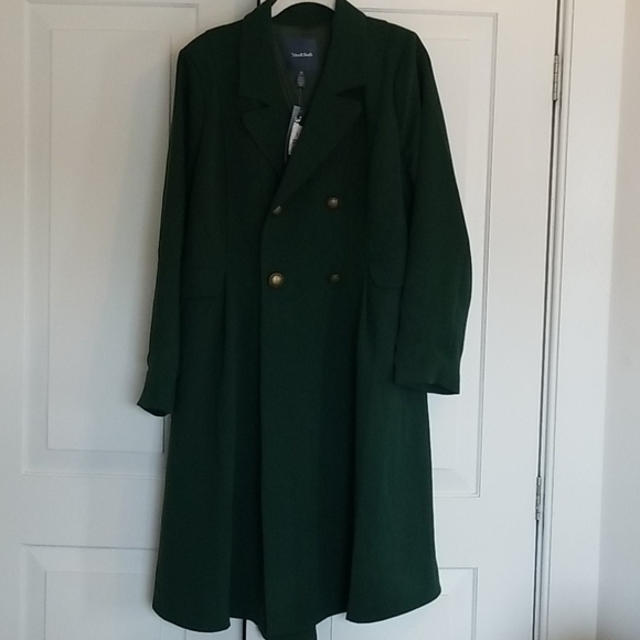 Modcloth Green Coat - Picture 3 of 10